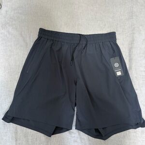 LUXIAOJUN Men's Workout Athletic Quick Dry Shorts 9”